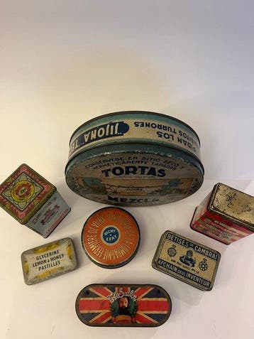 vari marchi - Blikken doos (7) - Metaal - Lotto: Dozen