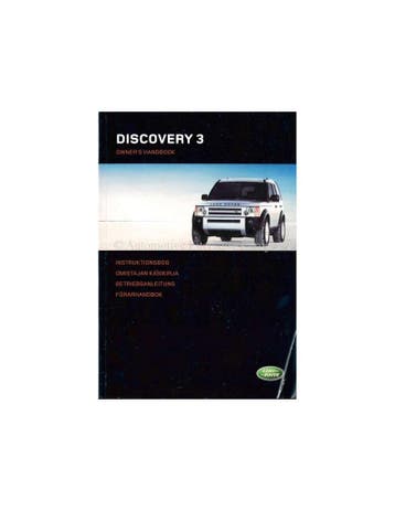 2006 LAND ROVER DISCOVERY 3 INSTRUCTIEBOEKJE DUITS, Ophalen of Verzenden