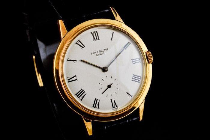 Patek Philippe - Vintage Calatrava Jumbo 18K Gold Cal 27-460, Handtassen en Accessoires, Horloges | Heren