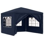 vidaXL Partytent 3x3 m blauw, Verzenden, Nieuw