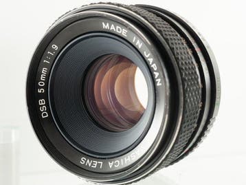 Contax, Yashica RTS with Yashica DSB 50mm f1.9 Metal Cap Box, Nieuw