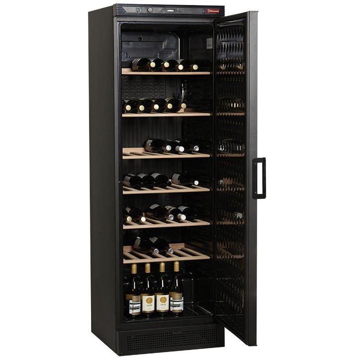 Wijnkast, geventileerd, 380 liters, ZWART, Articles professionnels, Horeca | Équipement de cuisine, Envoi