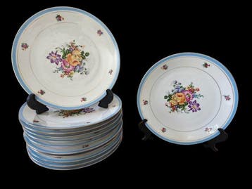 Paul Lanternier Limoges - Tafelservies voor 12 (14) -