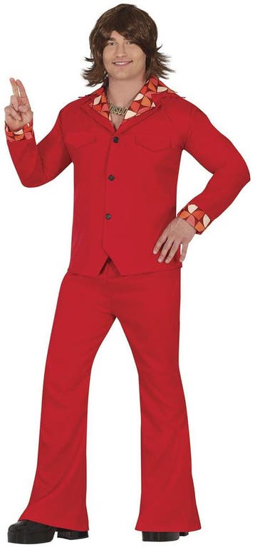 Disco Pak Rood Heren, Kleding | Heren, Verzenden, Nieuw