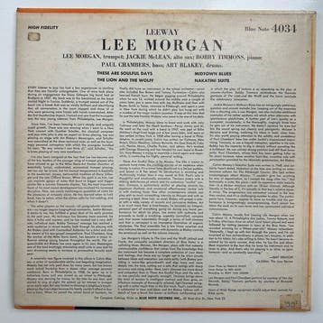 Lee Morgan - Leeway (1st mono pressing!) - Enkele vinylplaat, Nieuw in verpakking