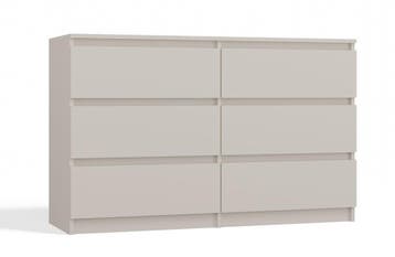 Ladekast 120cm  6 lades  creme Creme (Slaapkamer), Huis en Inrichting, Kasten | Ladekasten, 5 laden of meer, Verzenden, Nieuw