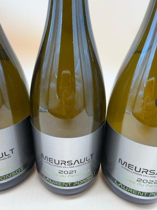 2020 , 2021, 2022 Laurent Ponsot, Meursault Cuvée du, Collections, Vins