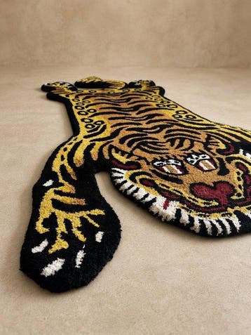 House of Beauty 2047 - Tiger Rug – Handgetuft wollen