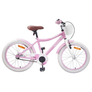 vidaXL Kinderfiets 18 Inch voor 5-7 jaar oud Licht Roze, Fietsen en Brommers, Verzenden, Nieuw