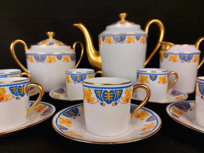 Merigot et Boisseuil Limoges - Service à café (15) -, Antiek en Kunst, Curiosa en Brocante