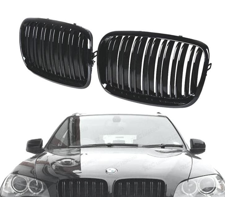 Calandre Pour Bmw X5 E70 07-13 Noir Brillant, Autos : Pièces & Accessoires, Carrosserie & Tôlerie, Envoi