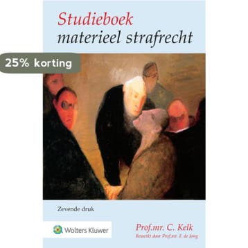 Studieboek materieel strafrecht 9789013153941 C. Kelk, Verzenden, Gelezen, C. Kelk
