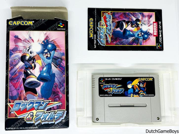 Super Famicom - Rockman & Forte, Games en Spelcomputers, Games | Nintendo Super NES, Gebruikt, Verzenden