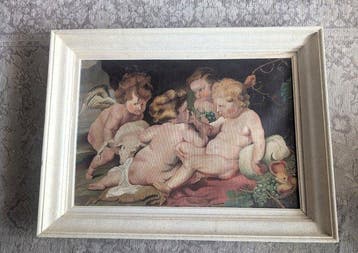 A. Didier Jean (XX), Daprès Rubens - Baroque aux putti, Antiek en Kunst