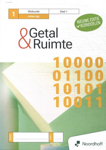 1 vmbo-kgt deel 1 / Getal & Ruimte / Leerboek 9789001065362, Verzenden, Gelezen