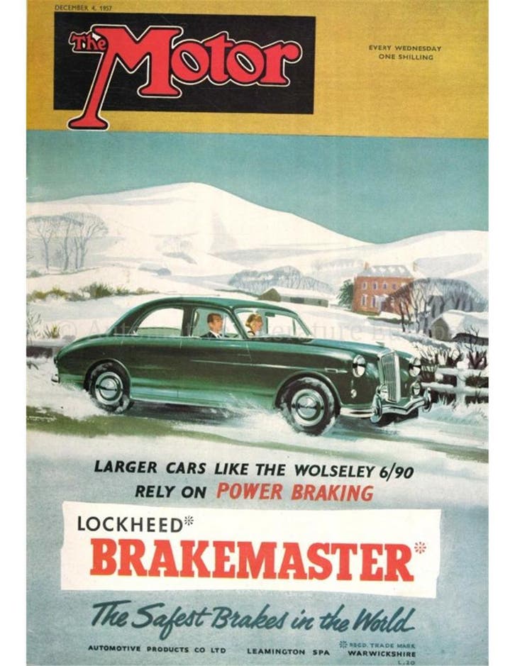 1957 THE MOTOR MAGAZINE 2906 ENGELS, Boeken, Auto's | Folders en Tijdschriften