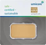 50 gram - Goud .999 - Umicore - Verzegeld en met certificaat, Postzegels en Munten