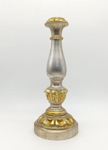 Kaarsenhouder - Bladgoud, Antiek en Kunst
