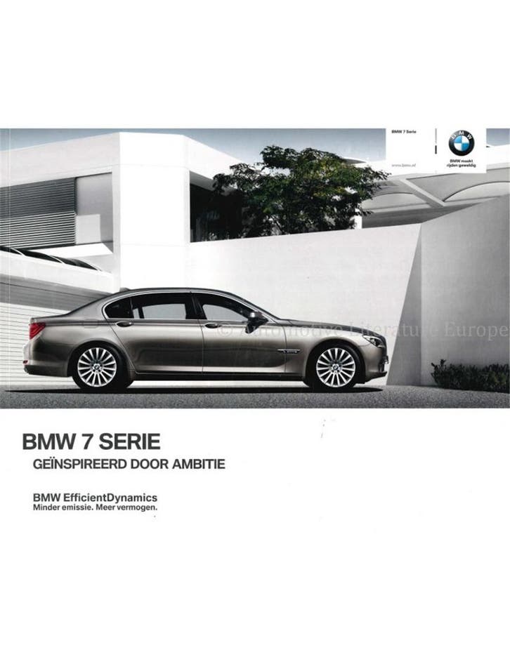 2011 BMW 7 SERIE BROCHURE NEDERLANDS, Boeken, Auto's | Folders en Tijdschriften