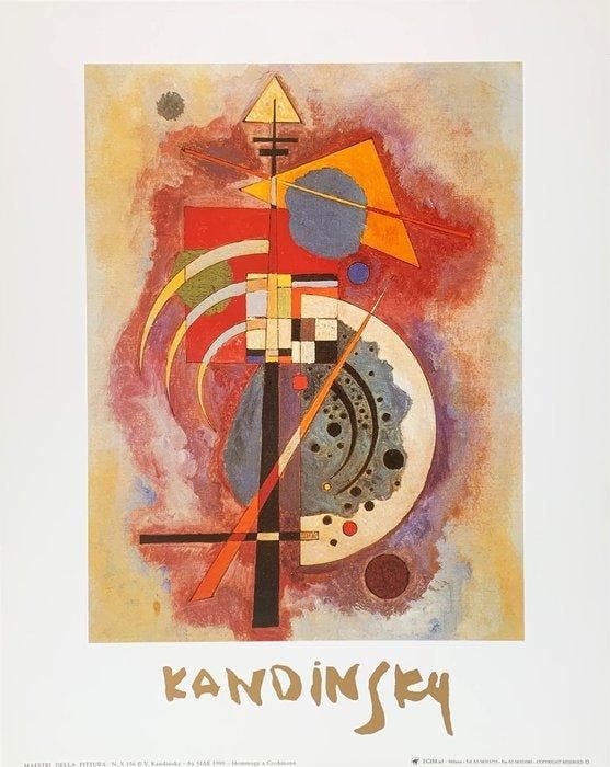 Wassily Kandinsky (1866-1944) - Hommage an Grohmann, 1926 -, Antiquités & Art, Art | Dessins & Photographie