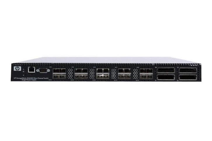 HP AW576A - HP SN6000 24-Port Fibre Channel Switch, Computers en Software, Netwerk switches, Zo goed als nieuw, Ophalen of Verzenden