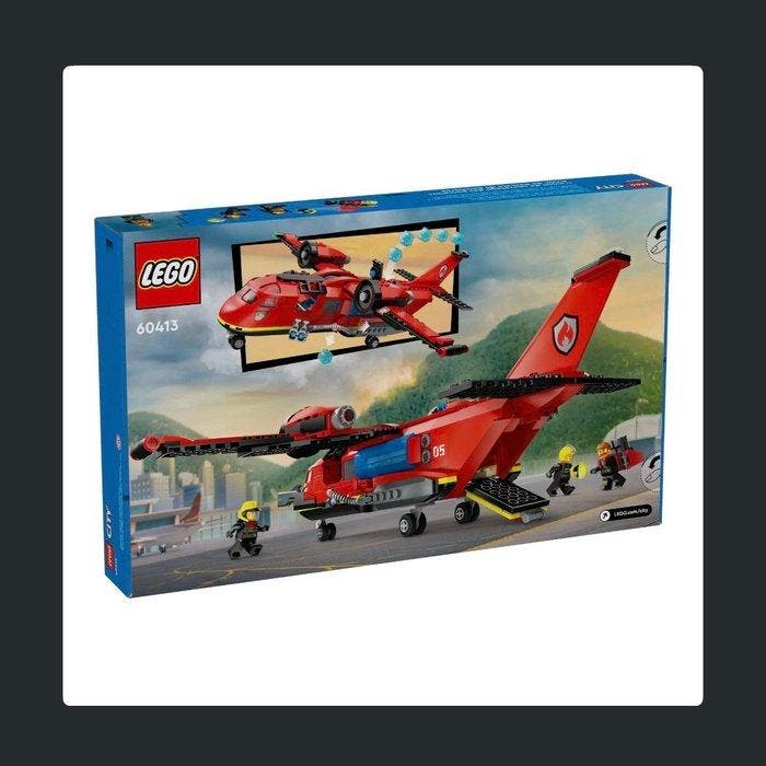 Lego Set - 60413 - City - LEGO City 60413 Fire Rescue Plane, Kinderen en Baby's, Speelgoed | Duplo en Lego