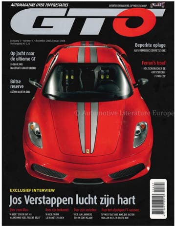 2007/2008 GTO MAGAZINE 06 NEDERLANDS, Ophalen of Verzenden, Nieuw