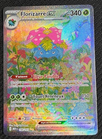 Pokémon - 1 Card - Florizarre 198/165 Secret rare, Full art,