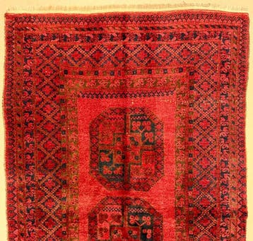 Afghan - Vloerkleed - 218 cm - 122 cm, Nieuw