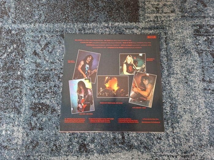 Slayer - HELL AWAITS - First EU pressing 1985  - LP albums, CD & DVD, Vinyles Singles