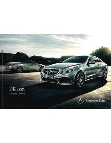 2013 MERCEDES BENZ E-KLASSE COUPÉ | CABRIOLET BROCHURE, Nieuw