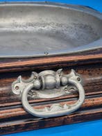 Antike Prunkschale – Zinn mit Initialen „B.S.“ in, Antiek en Kunst