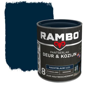 Rambo Pantserlak Deur en Kozijn Nachtblauw 2.25L, Verzenden, Nieuw