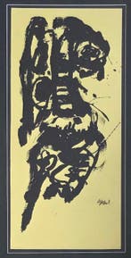 Karel Appel (1921-2006) - Abstracte Compositie, Antiquités & Art