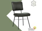 Leren eetkamerstoel Solid, Huis en Inrichting, Stoelen, Ophalen of Verzenden, Nieuw, Leer, Eén
