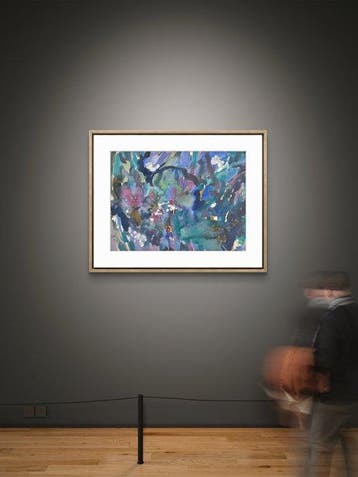 René Mels (1909-1977) - Composition abstraite de 1974 -