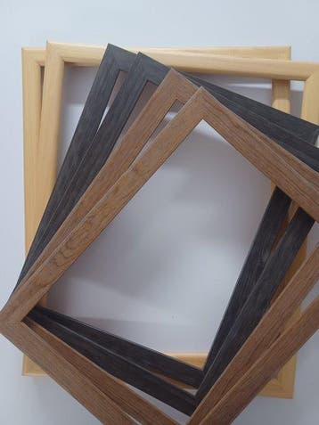 Abitare Cornici - Cadre (6) - Bois - Érable, miel, ébène