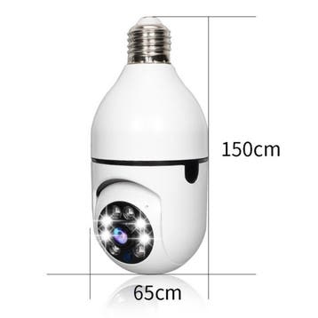E27 Lamp Camera met Microfoon - WiFi Night Vision Motion, Verzenden, Nieuw