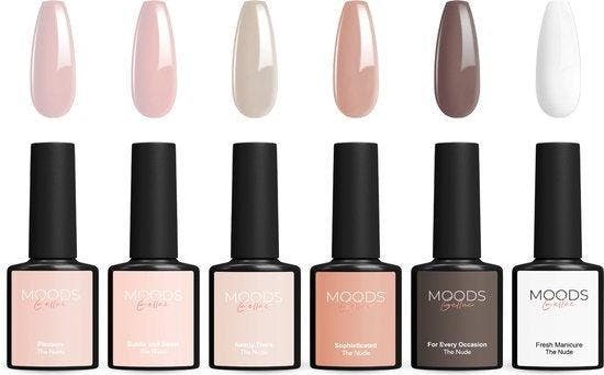 2dekans | Moods Gellac 6-delige Set - Gellak - 8ML - Gel, Handtassen en Accessoires, Uiterlijk | Cosmetica en Make-up, Ophalen of Verzenden