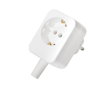 Martin Kaiser Adapter Plug With Earthing Contact Cable Entry, Bricolage & Construction, Verzenden