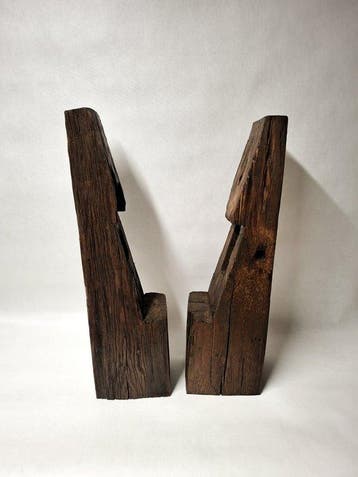 THE FOREST - Paszko - sculptuur, Twin Spikes - 50 cm -