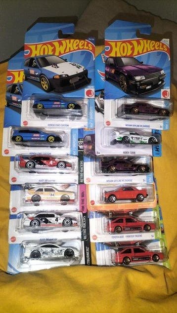 Hot Wheels, Jada 1:64 - Model sportwagen (36) - Assorted Hot, Nieuw