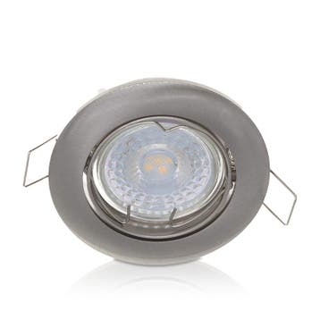 GU10 - armatuur - Aegir - kantelbaar - silver, Verzenden