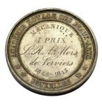 Belgique. (Medal) Mecanique Inprix Brusseles 1844 -1845