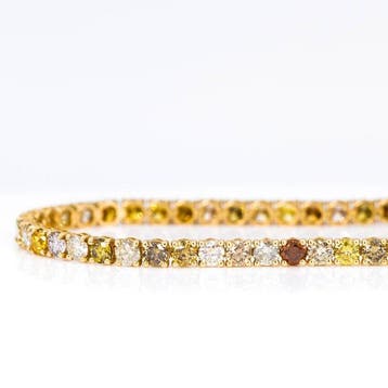 Zonder minimumprijs - Armband - 14 karaat Geel goud -