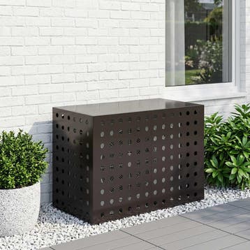vidaXL Air Conditioner Hoes Zwart 100 x 50 x 70 cm Staal, Verzenden, Nieuw