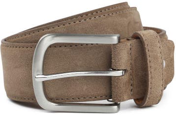 Suitable Riem Suède Leer Lichtbruin maat 105 Heren, Kleding | Heren, Riemen en Ceintuurs, Bruin, Verzenden, Echt leder, Nieuw