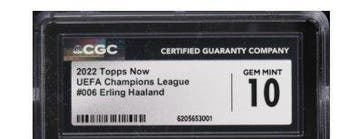 2022 Topps Now EPL Erling Haaland #006 - Limited Edition -, Nieuw