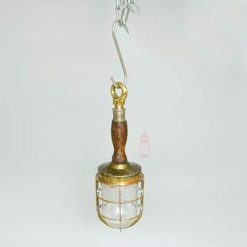 Plafondlamp - Metaal, Emaille