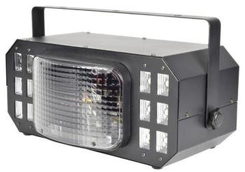 QTX Cortina 3 In 1 Wide Angle CREE LED Multi Effect UV DJ